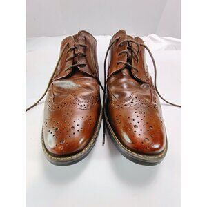 Florsheim Matera II Wing 11878-215 Mens Sz 9D Brown Dress Lace Up Oxfords Shoes
